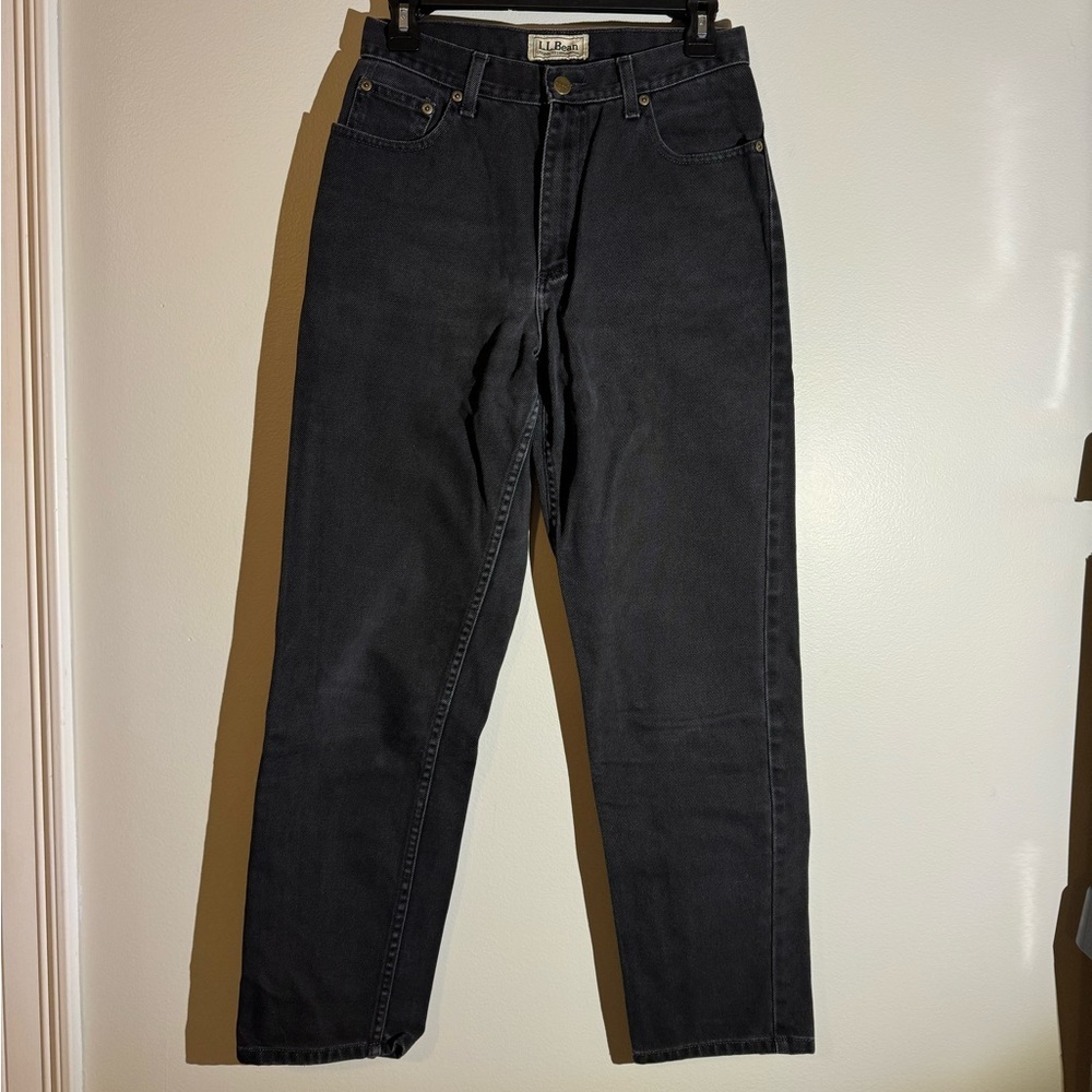 L. L. Bean Black Jeans Size 8